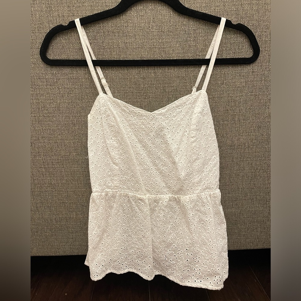 White summer tank